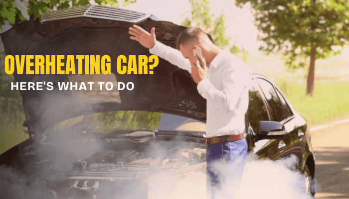 Overheating car